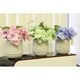 preview thumbnail 8 of 8, 7" Faux Hydrangea Tabletop Floral Arrangement in Pot