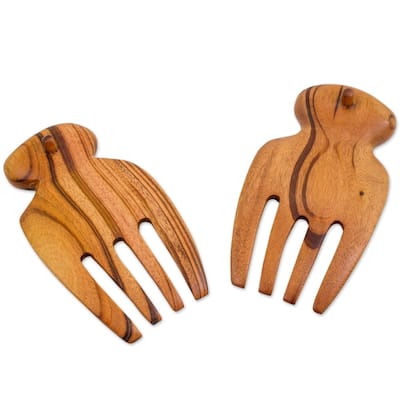 Handmade Delights Wood Salad Servers (Guatemala)