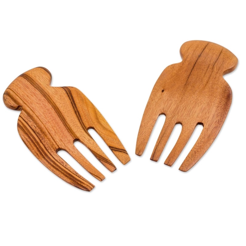 Handmade Delights Wood Salad Servers (Guatemala)