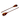 Handmade Peten Delight  Wood slotted spoons (India) - 14.25" H x 2.5" W x 0.5" D