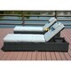 3-piece Outdoor Wicker Chaise Lounge with Cushion by Moda Furnishings - Thumbnail 3
