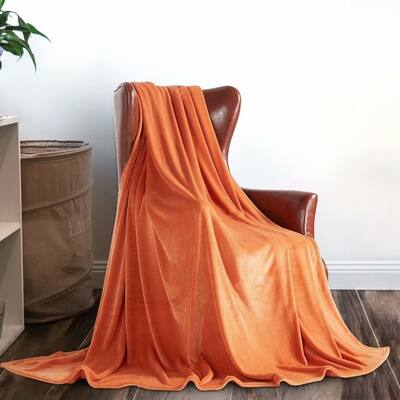 Orange Casual Blankets Throws Find Great Bedding Deals Shopping At Overstock