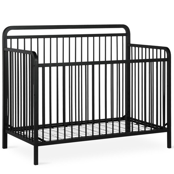 white metal convertible crib