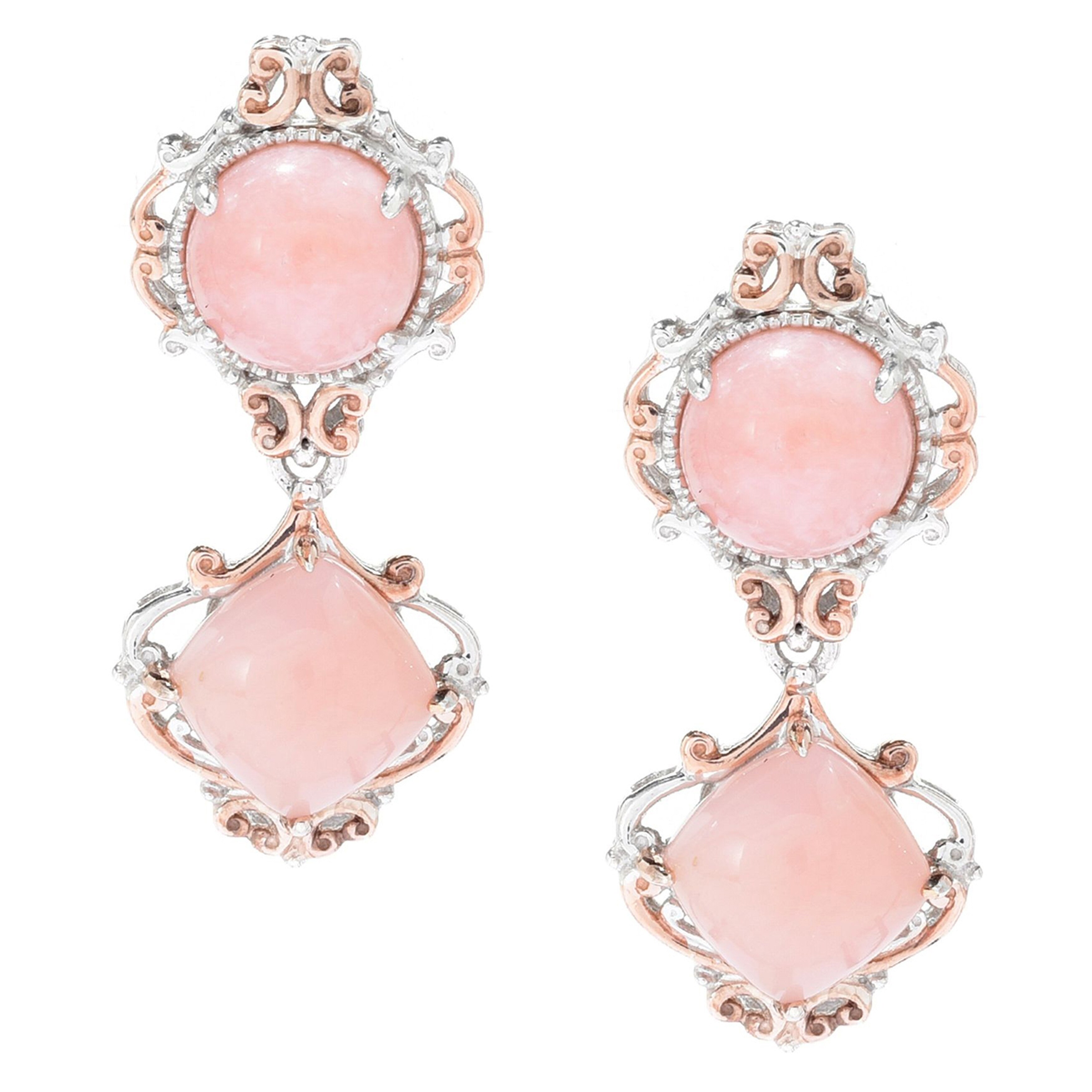 dark pink earrings