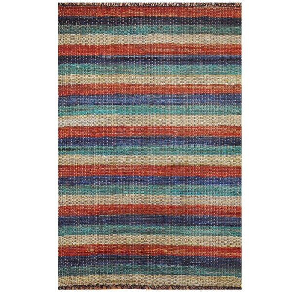 Handmade One-of-a-Kind Wool Kilim (India) - 4' x 6'