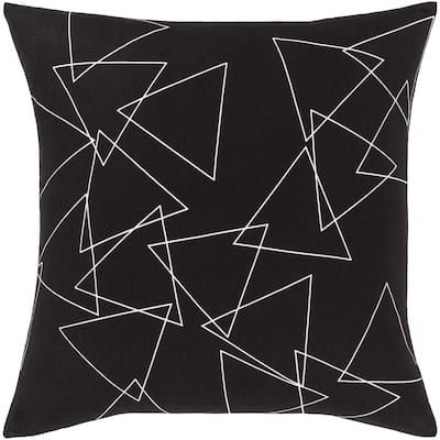 Roland Modern 18-inch Poly or Feather Down Filled Throw Pillow