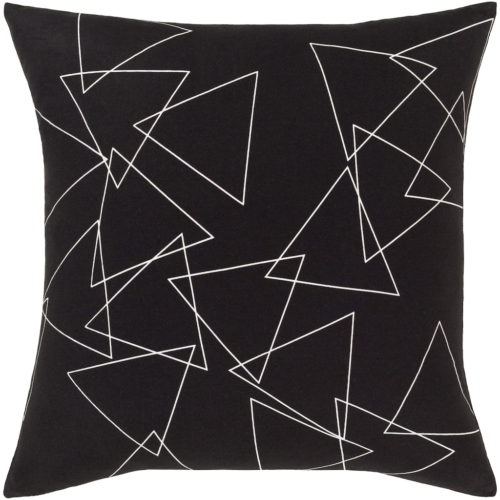 Roland Modern 18-inch Poly or Feather Down Filled Throw Pillow