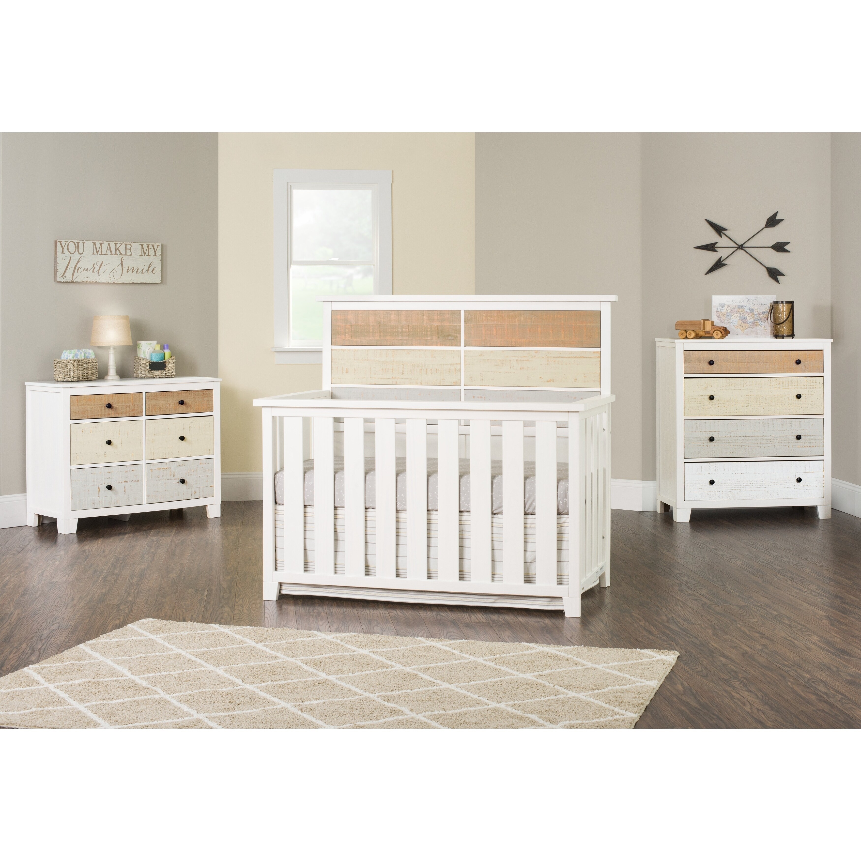 Shop Forever Eclectic Rockport 4 In 1 Convertible Crib Overstock