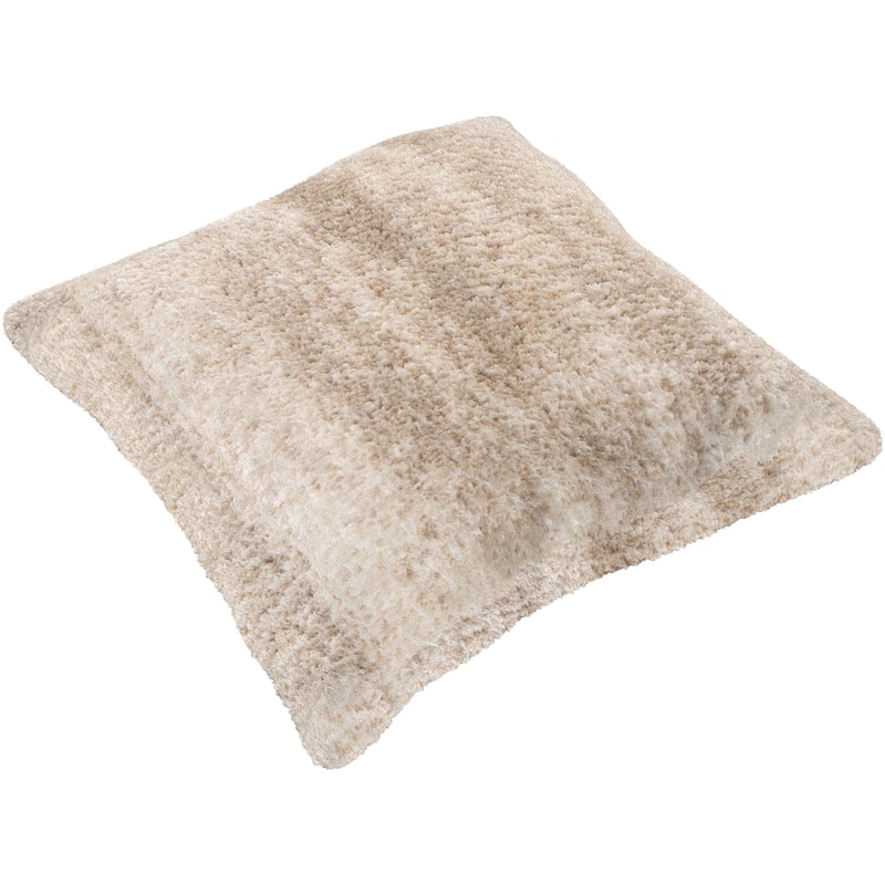 Artistic Weavers Dysis Shag 27-inch Poly or Feather Down Filled Throw Pillow - Down - Beige