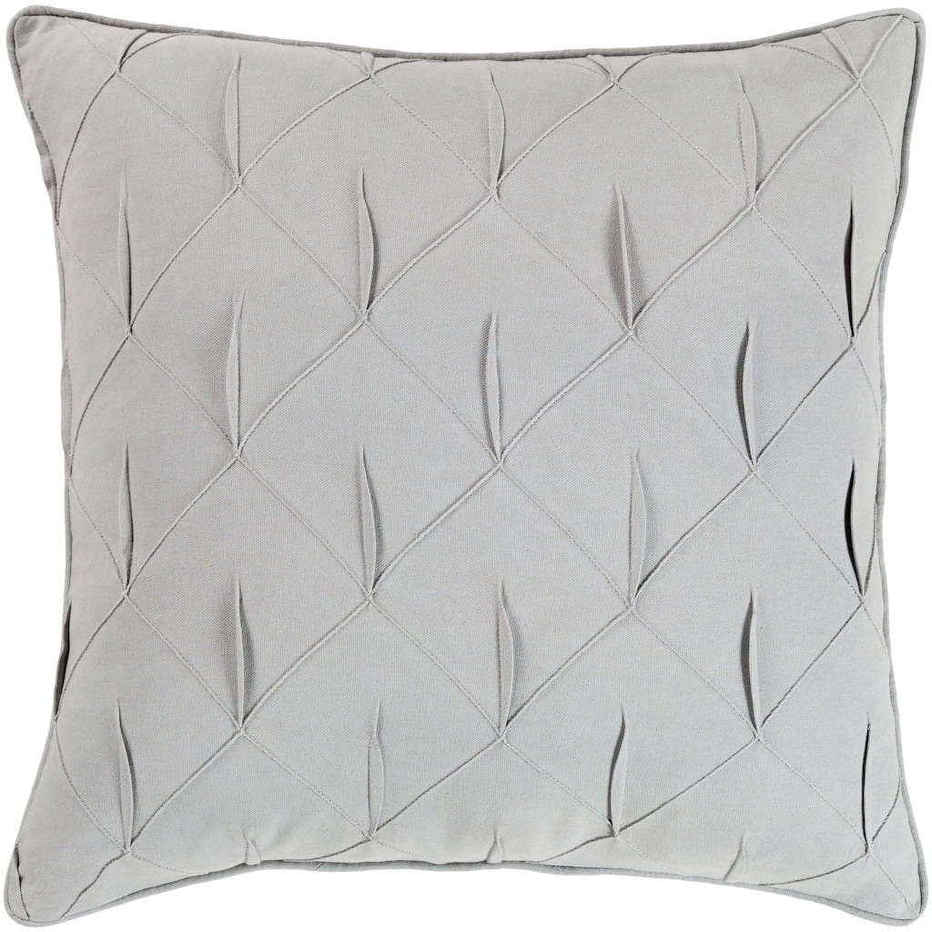 Miranda Textured 18-inch Poly or Feather Down Filled Throw Pillow
