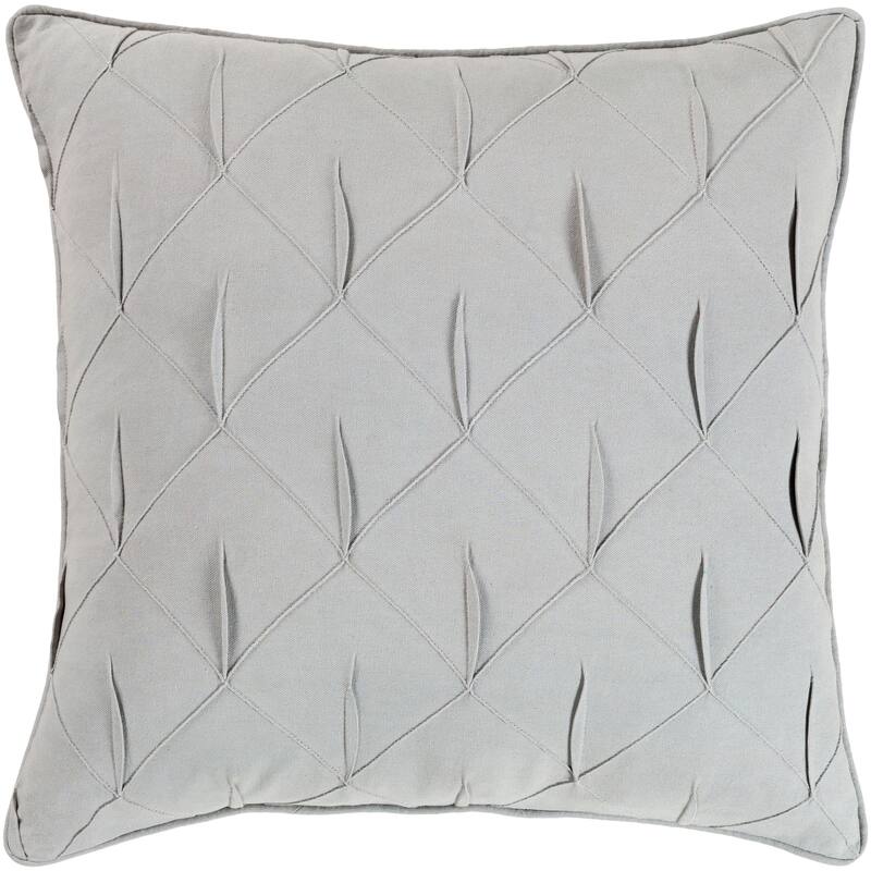 Miranda Textured 18-inch Poly or Feather Down Filled Throw Pillow