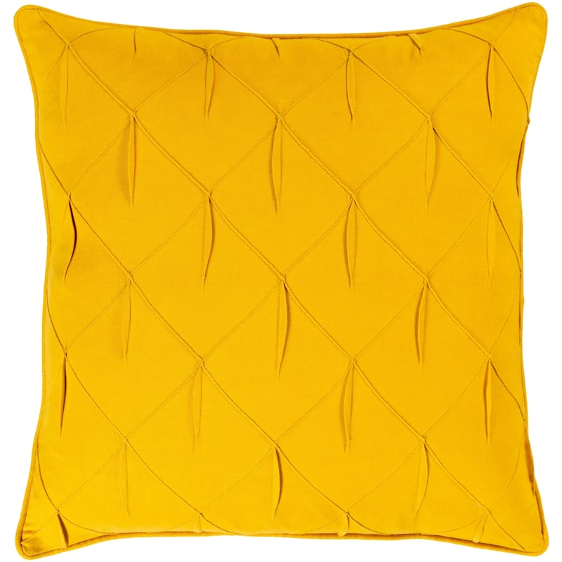 Miranda Textured 18-inch Poly or Feather Down Filled Throw Pillow