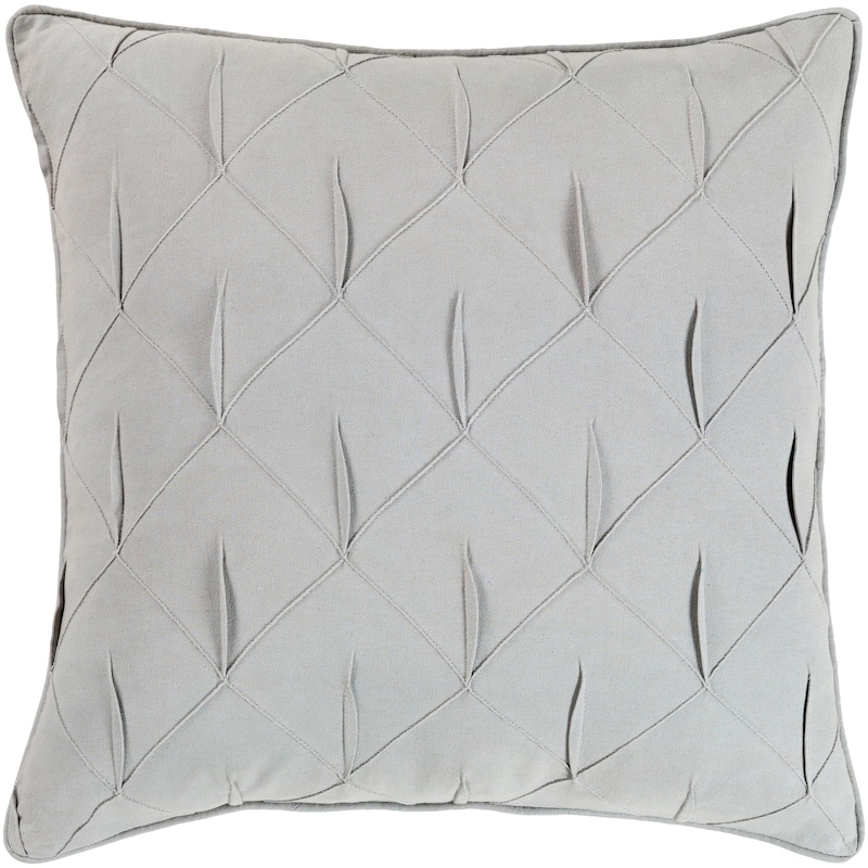 Miranda Textured 18-inch Poly or Feather Down Filled Throw Pillow