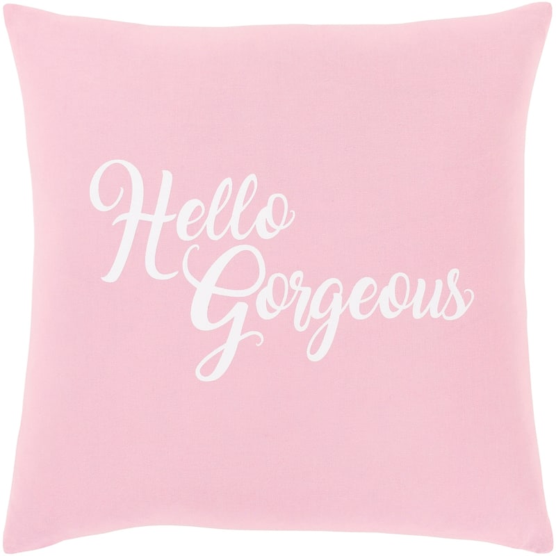 Artistic Weavers Donatella Novelty 18-inch Poly or Feather Down Filled Throw Pillow - Down - Rose