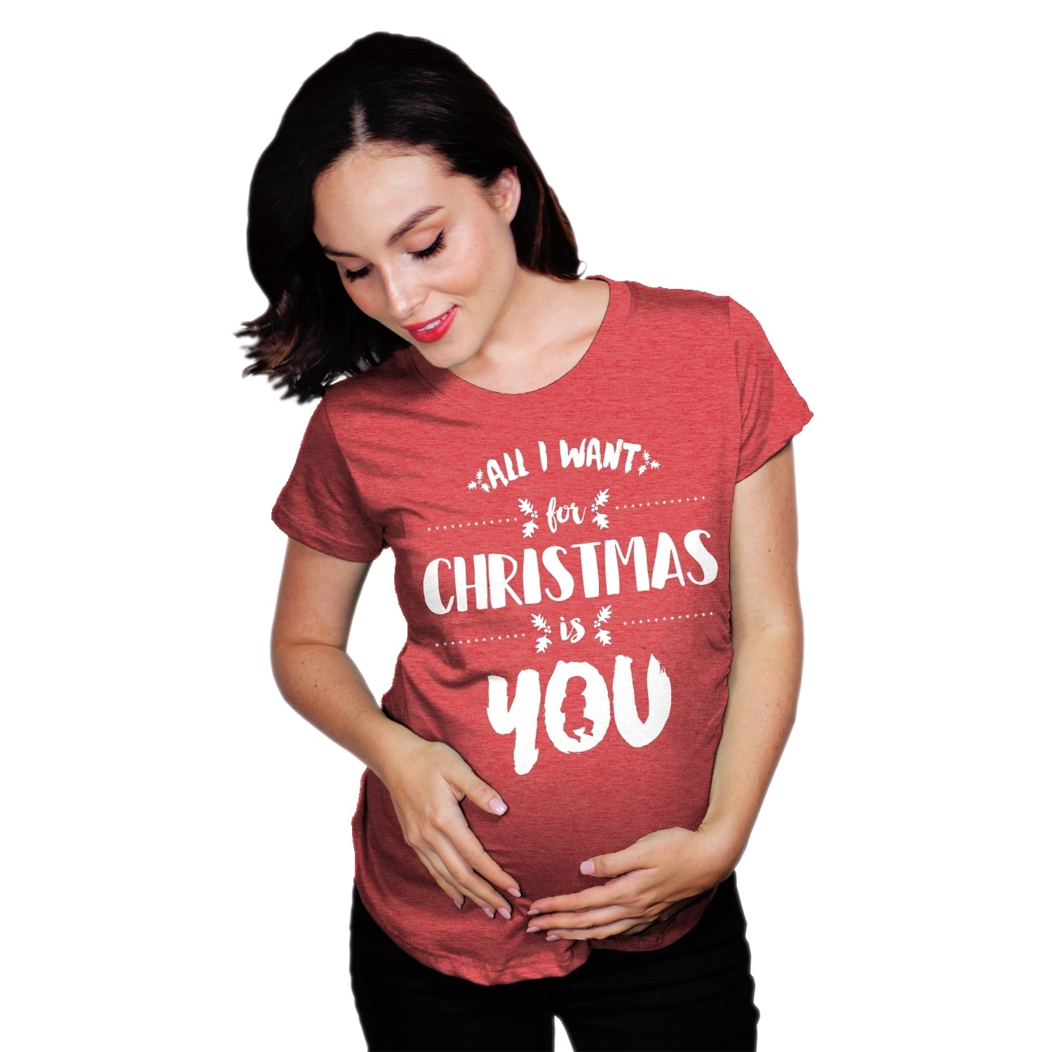 maternity christmas t shirt