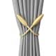 preview thumbnail 3 of 6, Wimbley Decorative Curtain Tieback (Set of 2) Gold