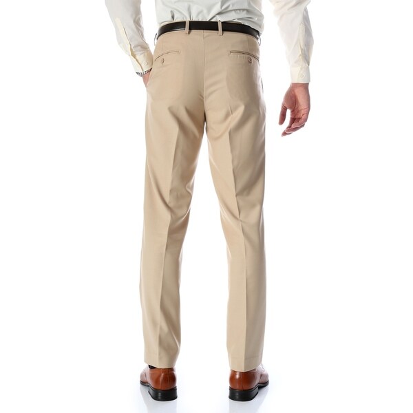 tan slim fit dress pants