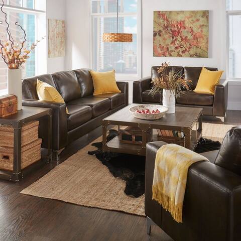 Modern Contemporary Leather Sofas Couches Online At Bastian Ii Aniline Leather Sofa By Inspire Q Modern