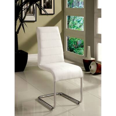 Williams Home Furnishing CM8371WH-SC-2PK Mauna Dining Chair Set of 2