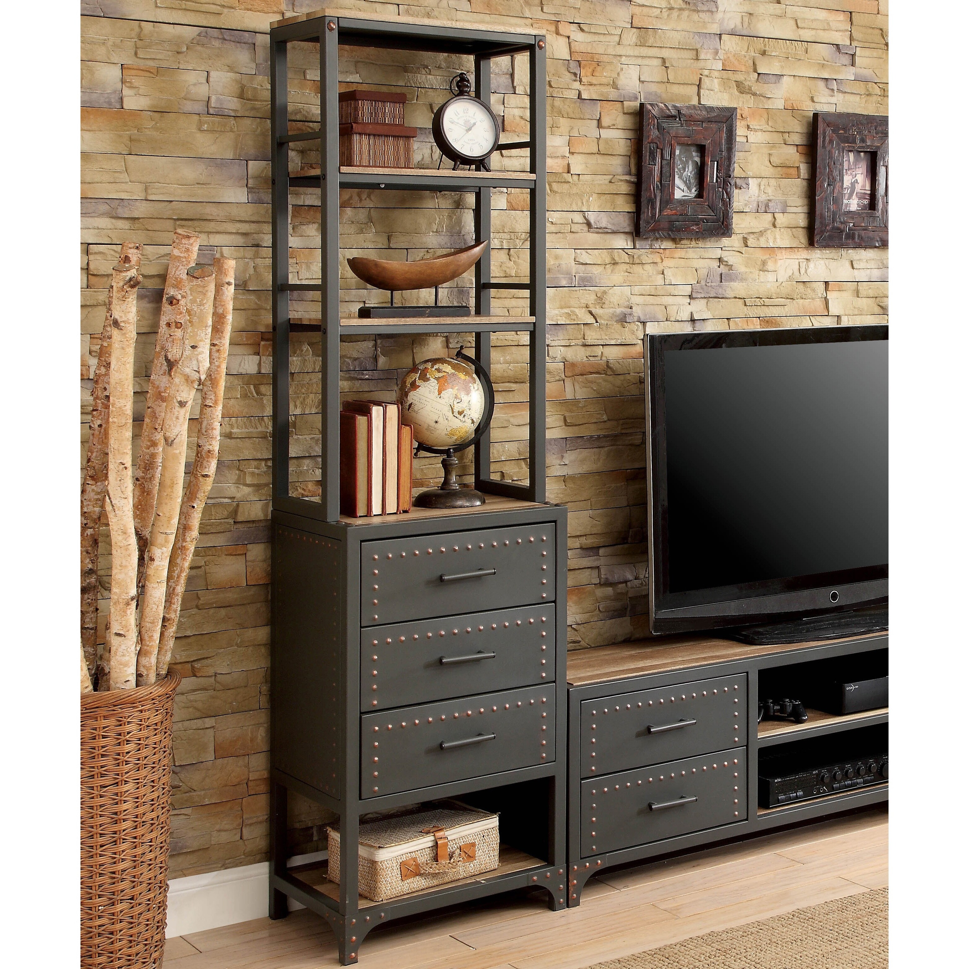 Carbon Loft Bloomenfield Industrial Metal Cabinet Soolzy