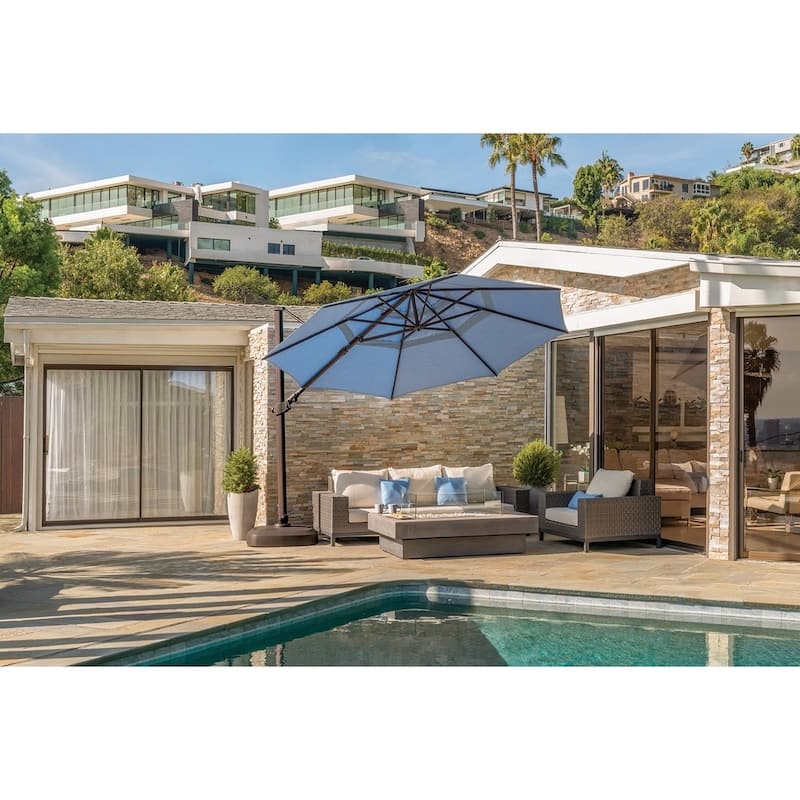 SimplyShade Fiji 11.5' Two-Way Tilt Cantilever Umbrella