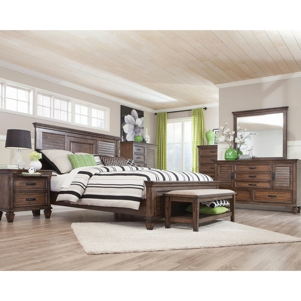 Hazelwood 3-piece Panel Bedroom Set with Dresser
