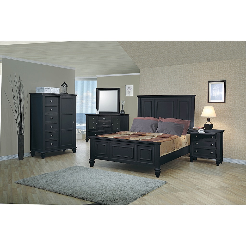Grace 3-piece Panel Bedroom Set with Dresser