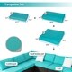 Kinbor 7-piece Patio Cushion Cover Outdoor Seat Cushion Cover Replacement Cushion Cover Set - Thumbnail 16