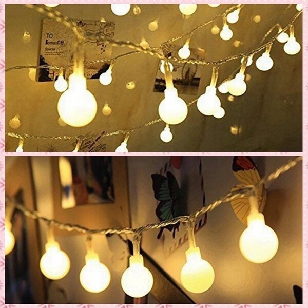 String Fairy Lights 5m 50led Ball Led Bulbs String Lights