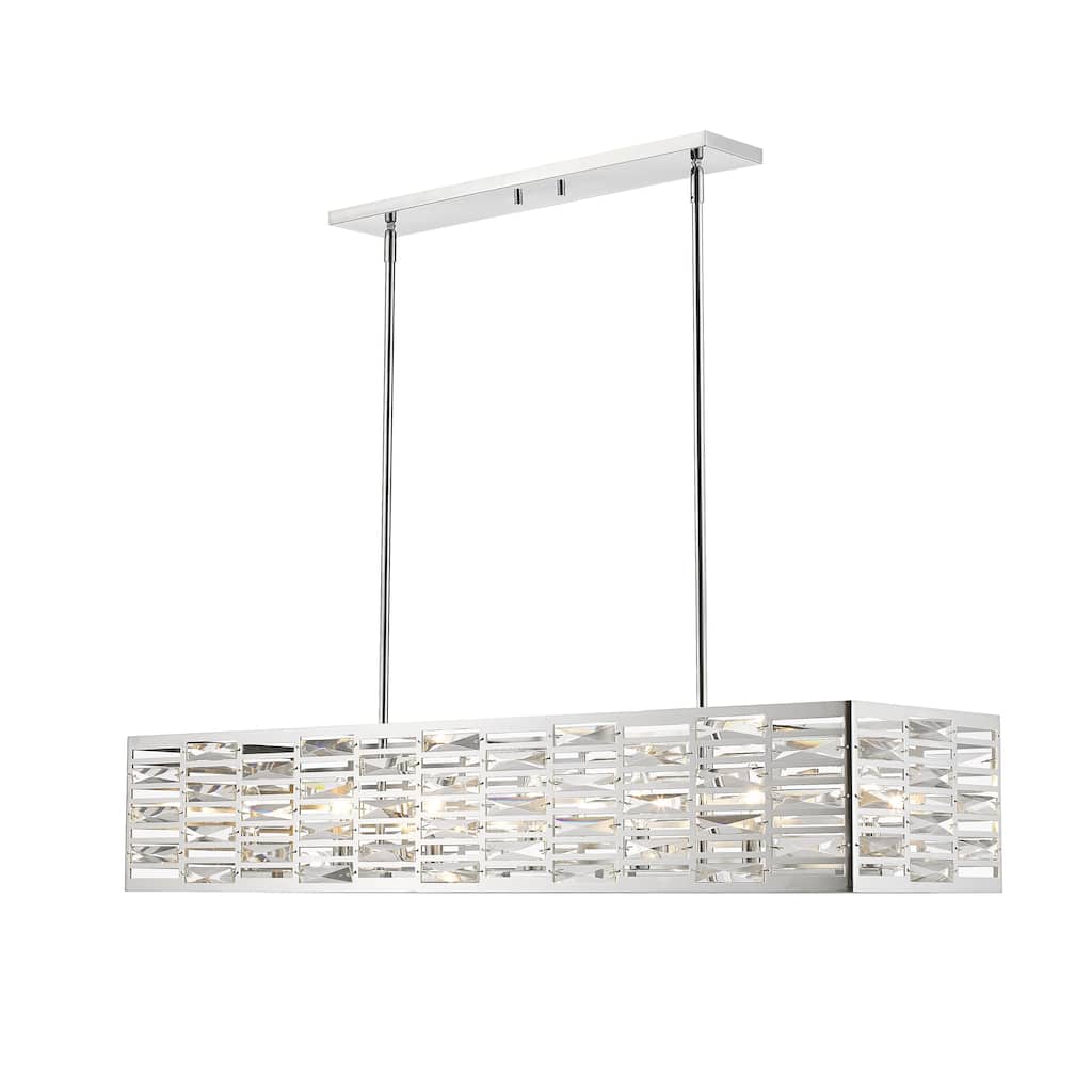 Cronise 7 Light Island/Billiard in Chrome