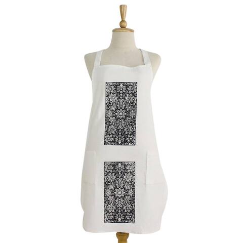 Handmade Thai Floral Cotton apron (Thailand)
