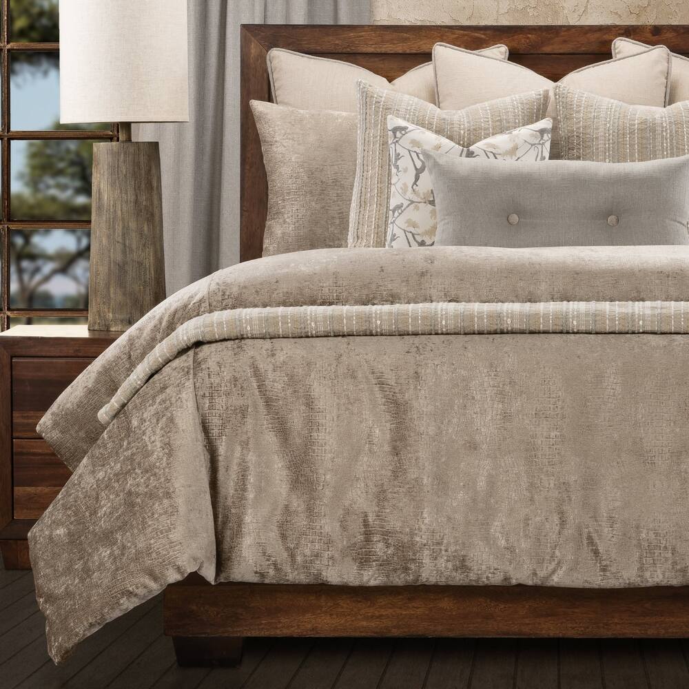Shop Ernest Hemingway Nile Bronze Velour Crocodile Skin 6 Piece