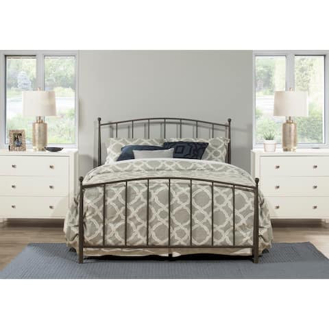 Hillsdale Furniture Warwick Grey Bronze Metal Bed Frame