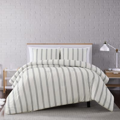 Porch & Den Spellman Striped 3-Piece Comforter Set