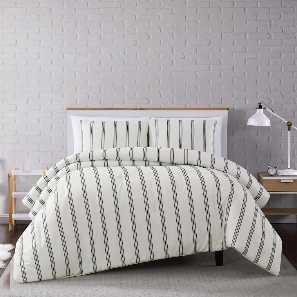 Porch & Den Spellman Striped 3-Piece Comforter Set