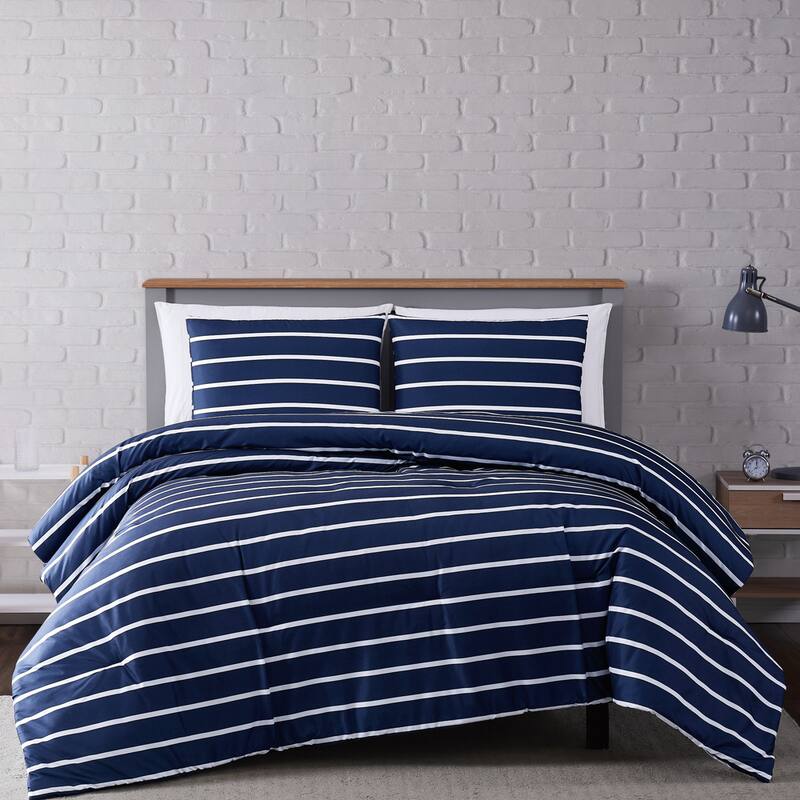 Porch & Den Sorrento Striped 3-piece Comforter Set