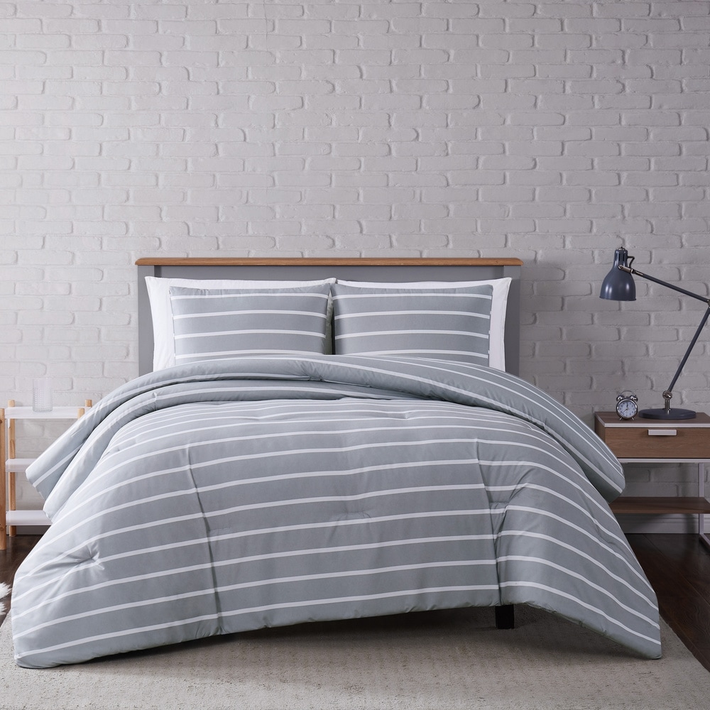 Porch & Den Sorrento Striped 3-piece Comforter Set