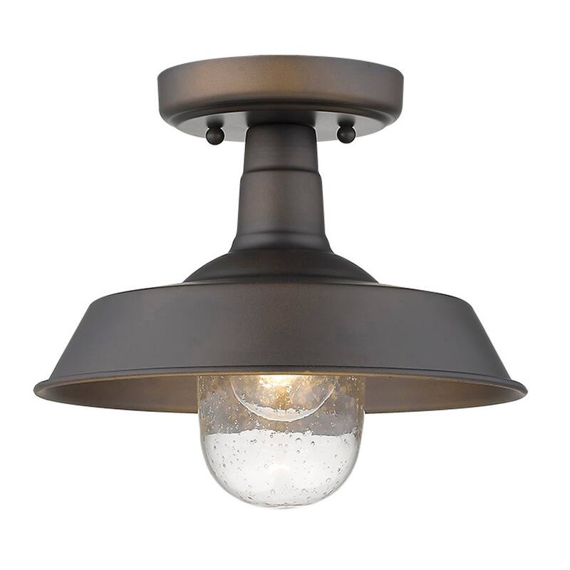 Burry 1-light Oil Rubbed Bronze Exterior Convertible Pendant