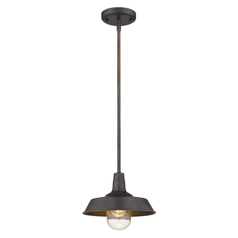Burry 1-light Oil Rubbed Bronze Exterior Convertible Pendant