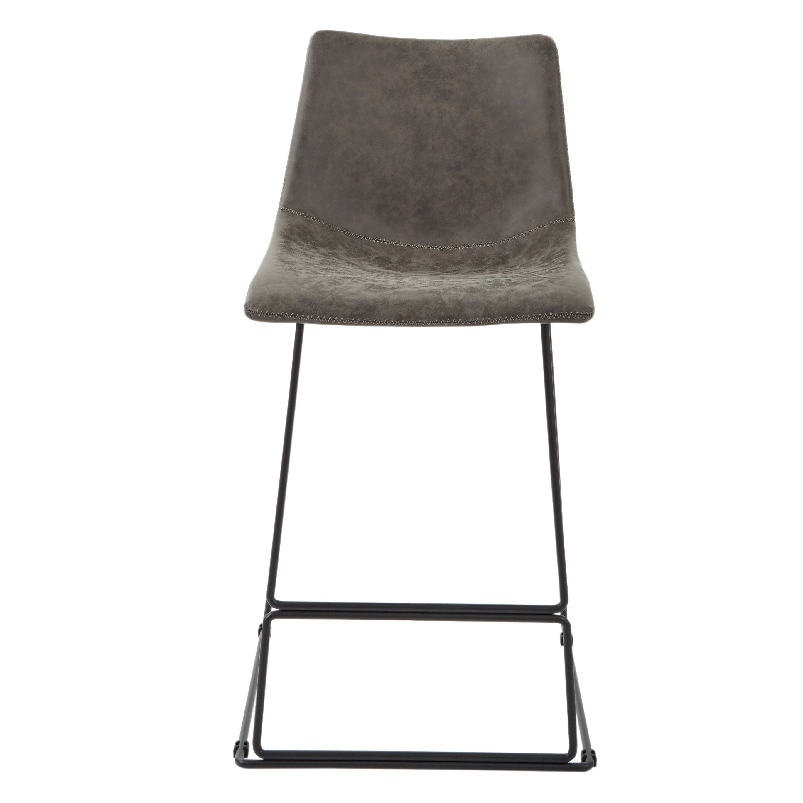 Impacterra Urban 26 Swivel Stool Feher Black/Leather Brown Impacterra Urban 26 Swivel Stool Feher Black/Leather Brown