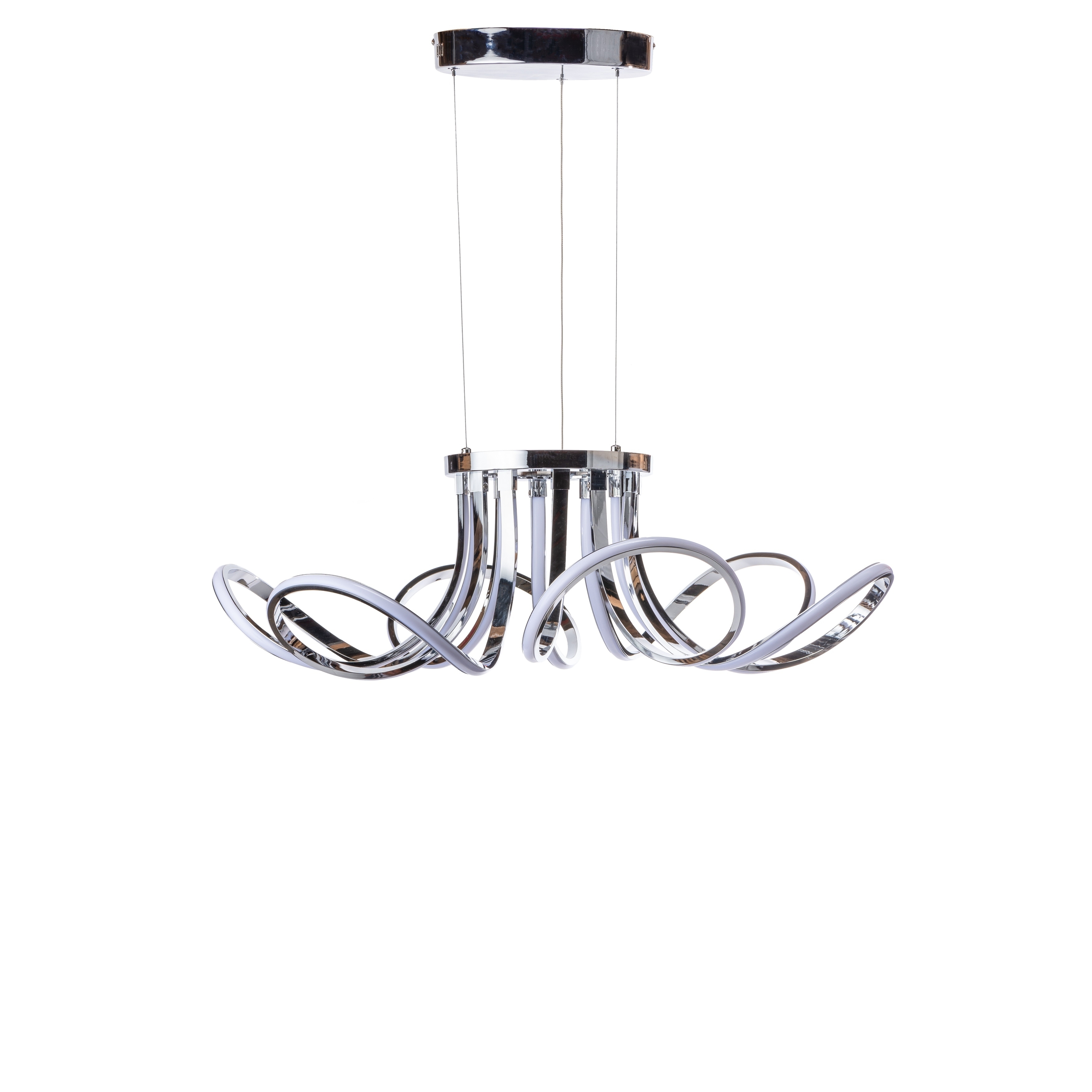 Modern Curves- LED Flush Mount - Chandeliers For Bedrooms by Overstock.com