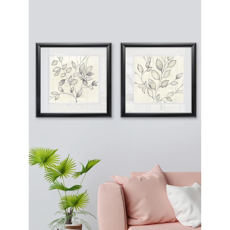 Whispering Leaves I -Framed Set