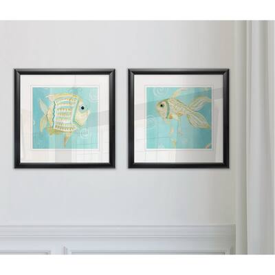 Wexford Home 'Whimsical Sea I' Framed Set