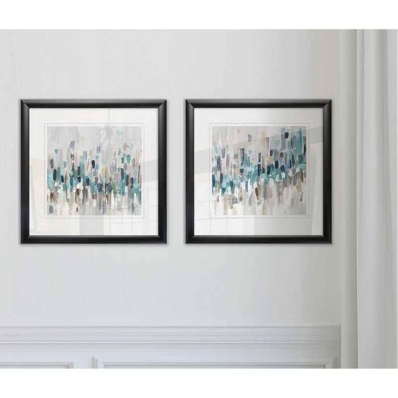 Staccato Blue I -Framed Set