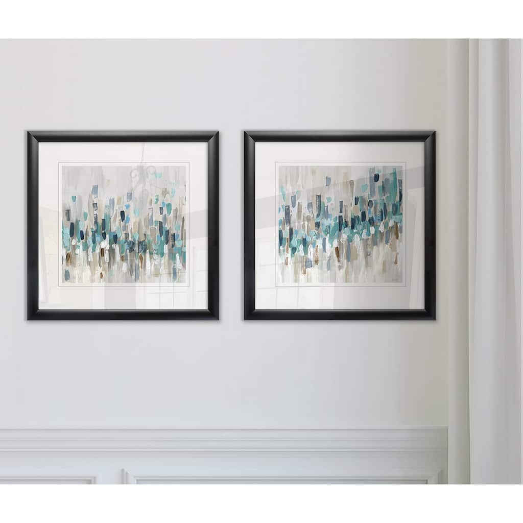 Staccato Blue I -Framed Set