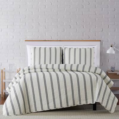 Porch & Den Spellman Striped 3-pieceQuilt Set