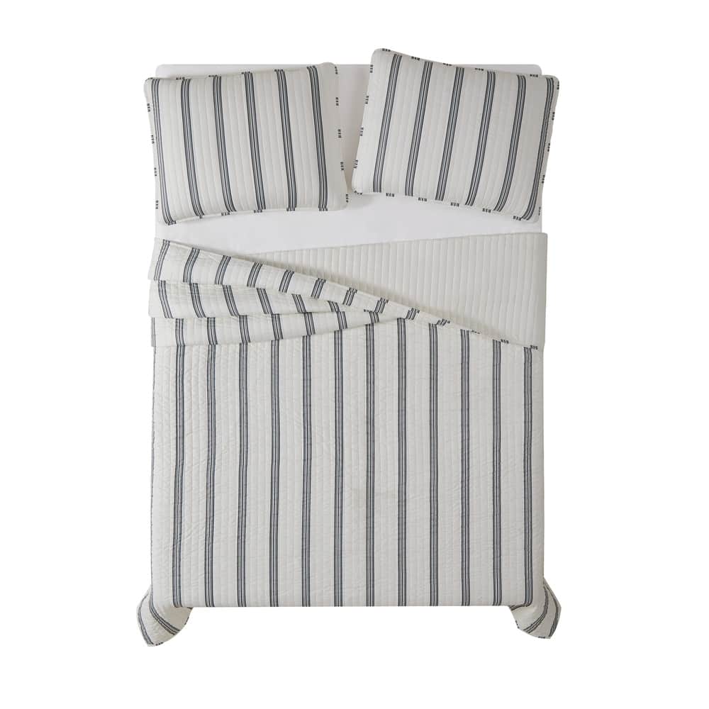 Porch & Den Spellman Striped 3-pieceQuilt Set