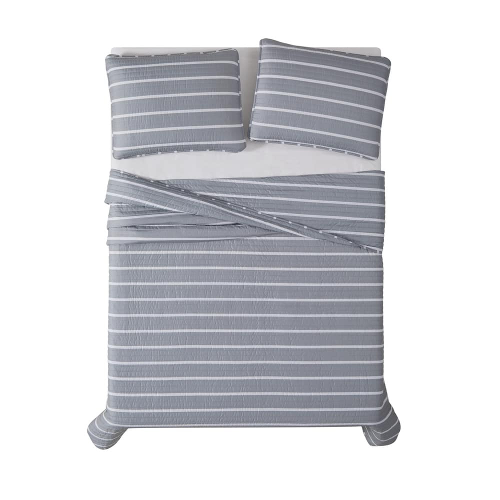 Carson Carrington Tomterna Stripe 3-piece Quilt Set
