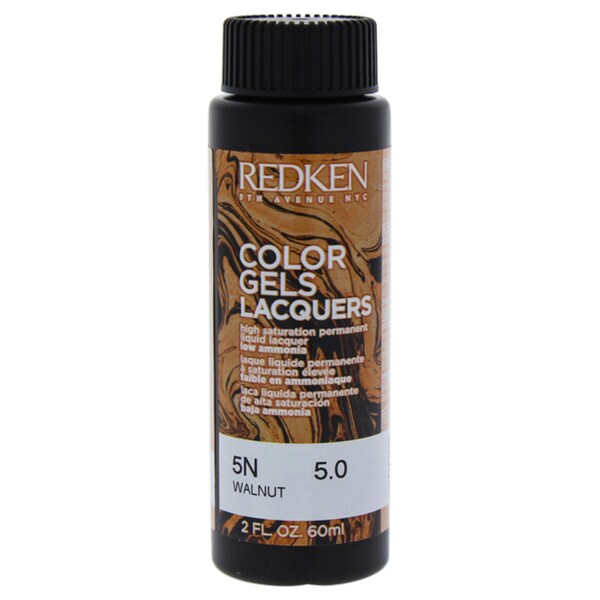 Color Gels Lacquers Haircolor 5N Walnut Redken for Unisex 2ounce Hair