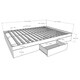 preview thumbnail 12 of 13, Scandi 3 Piece Bedroom Set, Natural Maple & White